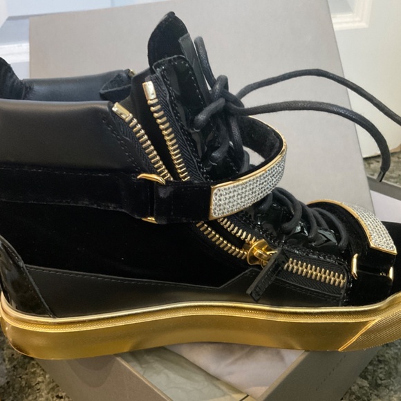 Giuseppe Zanotti Swarovski Crystal Straps Sneakers - Picture 6 of 7